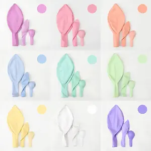 Macaron Colorful Balloons,144Pcs Mixed Size 5/12/18 Inch Pastel 9 Color Rainbow Latex Balloon for Birthday Wedding Baby Shower Engagement Anniversary Christmas Party Decorations