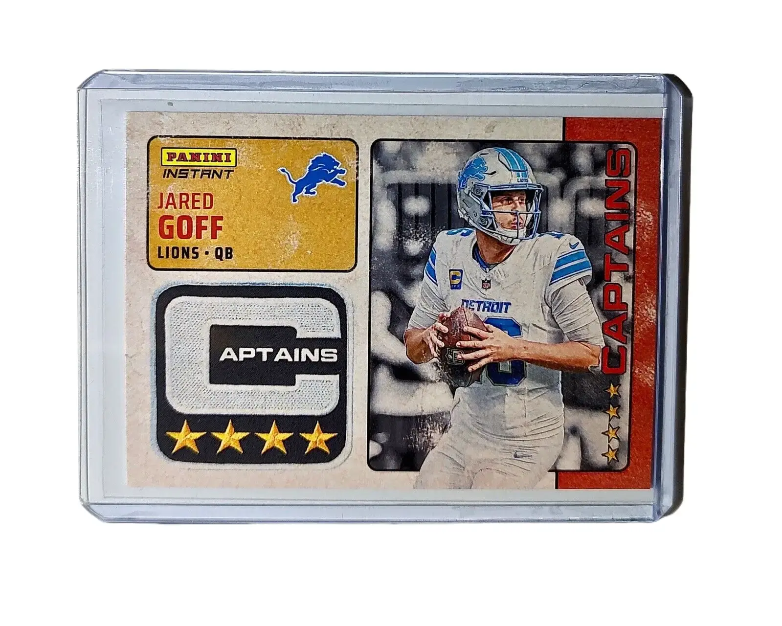Jared Goff 2024 Panini Captains NFL #11 Card Detroit Lions 1/351
