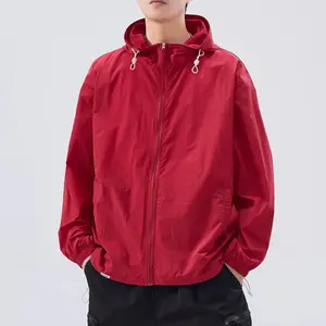 Ice Silk Thin Sun-protective clothing for men 2026 summer UPF50 UV protection breathable sun-protective jacket