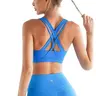 RUNNING GIRL Women's Strappy High-Stretch Padded Criss-Cross Back Sports Bra - Medium-High Support, Padded Cups, Breathable Fabric - Gym Training Women in Sports Apparel#outdoorfun #DiscoverYourGift #TikTokShopBlackFriday #TikTokShopCyberMonday