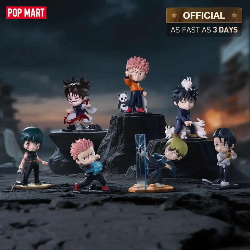POP MART Jujutsu Kaisen The Culling Game Series Figures Blind Box, Anime Figures