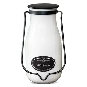 Milk Bottle Candle - Pink Guava