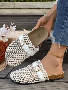 Women's Memory Foam Sandals, Soft Sole Flat Shoes, Casual Summer Footwear, Comfortable Walking Slippers, Ideal for Daily Wear