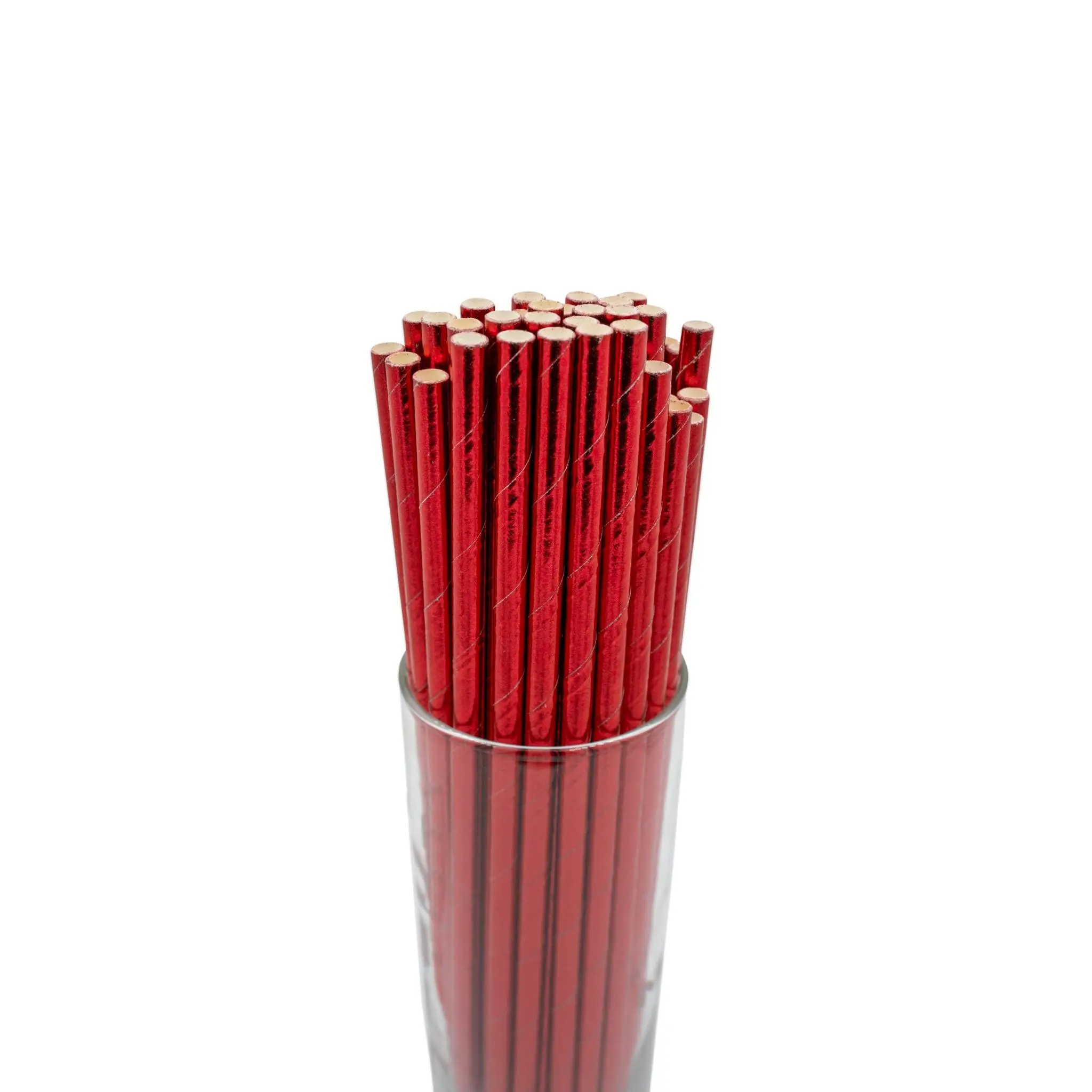 Paper Drinking Straws- Metallic Finish