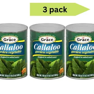 Grace Canned Callaloo Garden Vegetable 3 PK