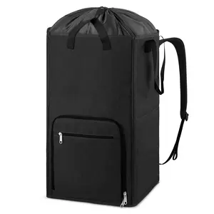 College Dorm Essentials: Extra Large Laundry Backpack Bag | Hands-Free Heavy Duty Laundry Hamper | Collapsible Space-Saving Storage