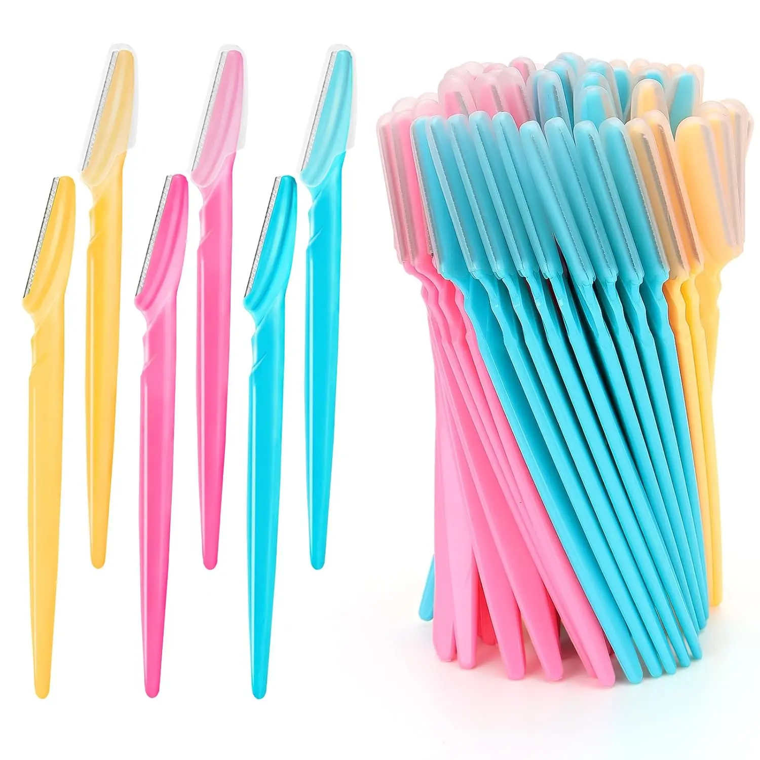 12pcs Mustache trimmer Eyebrow Razors - Perfect for Shaping, Trimming & Dermaplaning 12pcs Mustache trimmer Eyebrow Razors - Perfect for Shaping, Trimming & Dermaplaning