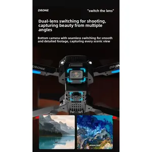 Portable Folding Mini Brushless Drone - Camera Quadcopter with Optical Flow Positioning, Remote-Controlled Aerial Photography Aircraft
