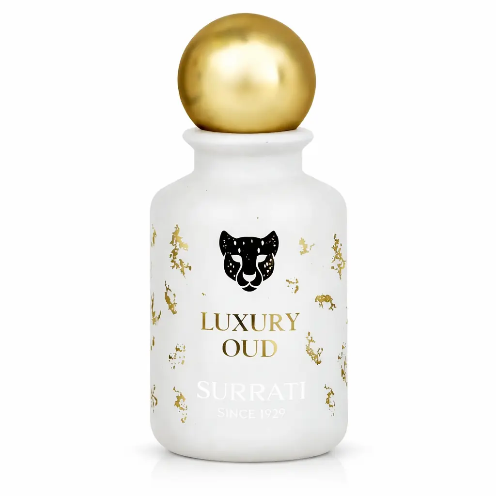 Surrati Luxury Oud EDP Spray Perfume - 100 ml Arabian Spray, EDP Elegant Fragranced Lemony Unisex Fragrance, Premium Daily Wear Long-Lasting Scent, Luxury Arabic Unisex Fragrance