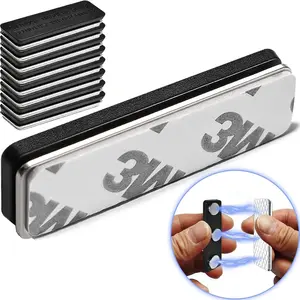 Curtain  Closure- 10 Pair  Curtain Clips with Adhesive for Blackout Curtains, Curtain Clips to Hold Curtains Closed