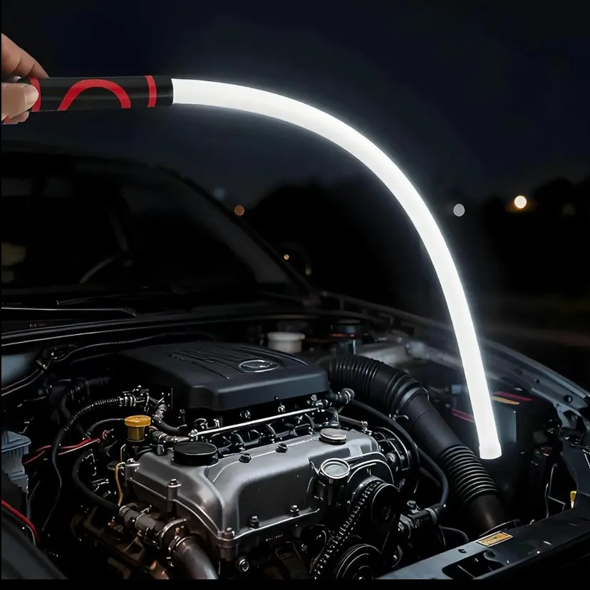 2026 New Bendable High Lumens Multifunctional Flashlight Stick - Flexible Rechargeable Work Light, 3 Adjustable Brightness Modes, Kitchen Work Tools for Narrow Space Operation, Auto Repair