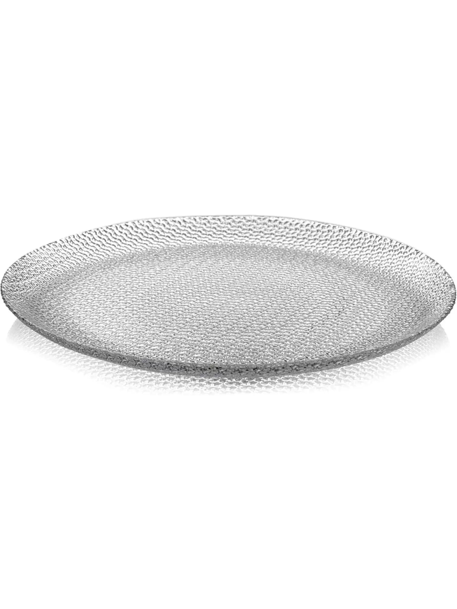RAMART Studio Glass R1443-0 Cabana Glass Dinner Plate, Clear - Set of 4