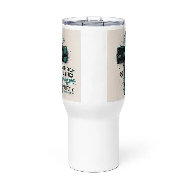 CROSS PUZZLE TRAVEL MUG