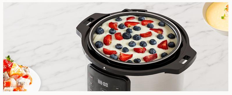 【Deal】Sweet Furniture 9-in-1 Electric Pressure Cooker 6 Quart, Steamer, Yogurt Maker, Rice, Egg Cooker, Multi-Functional Smart Pot, Stainless Steel