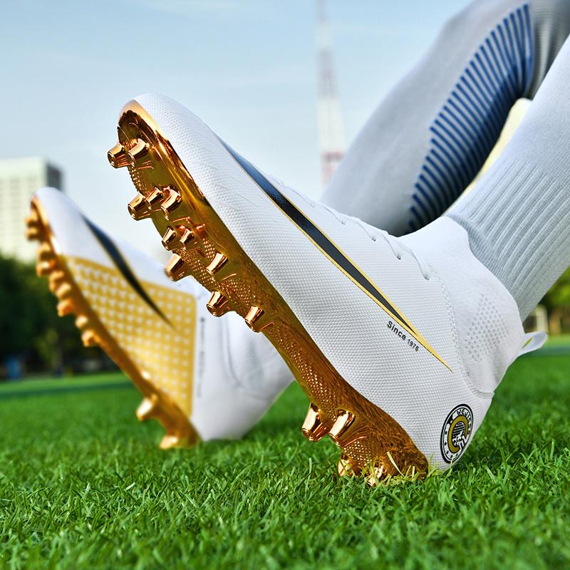 2024 Hot-Selling men's football shoes AG long spikes football shoes boys and girls student Wear-Resistant Training Shoes ，Outdoor Non-Slip outdoor football grass training shoes,shoes Size35-45 charlie jones  cleats