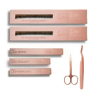 Barely There Starter Kit -  2 Lash Ribbons, Bond, Seal and Remover + Applicator and Scissor