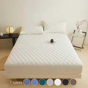Waterproof Mattress Protector Set, Includes Fitted Sheet & Dust Cover, Deep Pocket Design, Soft Breathable, Ideal for Home Use