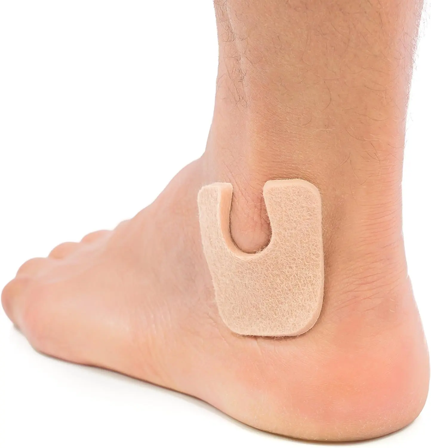 U-Shaped Felt Callus Pads | Protect Calluses from Rubbing on Shoes | Reduce Foot and Heel Pain | Pack of 24 | 1/8” Self-Stick Pedi Cushions