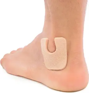 U-Shaped Felt Callus Pads | Protect Calluses from Rubbing on Shoes | Reduce Foot and Heel Pain | Pack of 24 | 1/8” Self-Stick Pedi Cushions