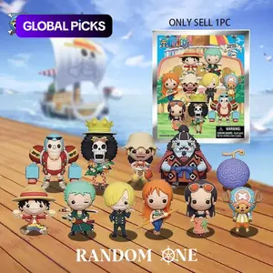 Blind Box Keychain, 1 Count Random Cartoon Anime Character Mystery Surprise Keychain, Fashion Trend Collectible Key Ring for Car Keys Backpack Hanging, Keychain Surprise Collectibles #GLOBAL PICKS