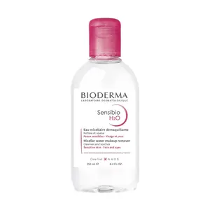 Bioderma Sensibio H2O Micellar Water - 8.4 fl oz Makeup Remover Cleanser for Sensitive Skin with Cucumber Extract - Alcohol-Free & Hypoallergenic