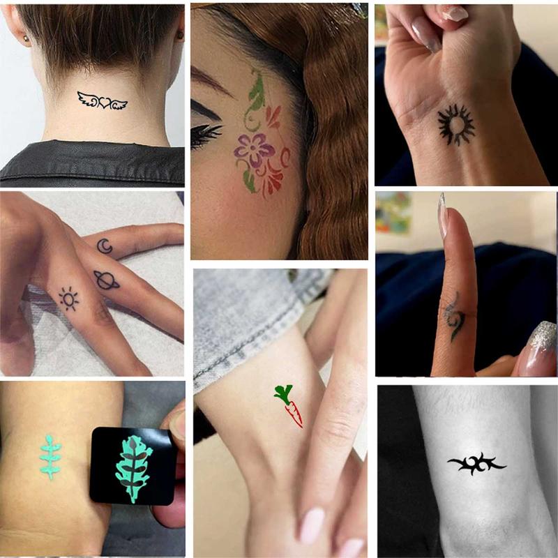 Mixed Pattern Design Tattoo Stencil, 22pcs/set Creative Henna Stencil, Henna Tattoo Stencils for Women & Girls, Body Art Stencils for Festival