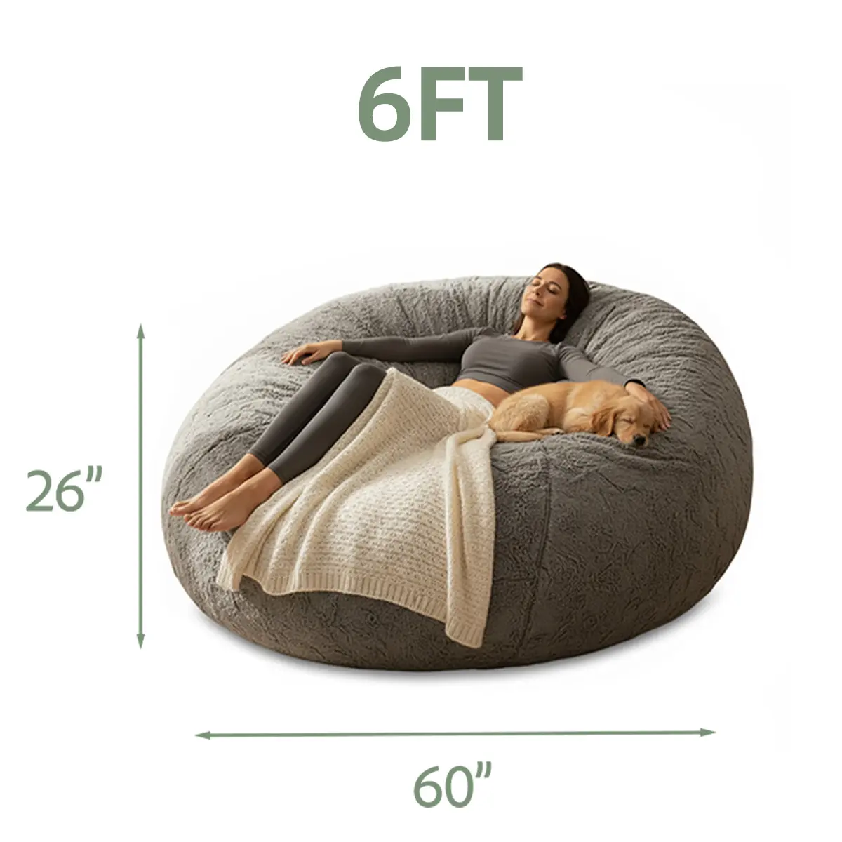6F (150*65cm/60’’*60”*26")