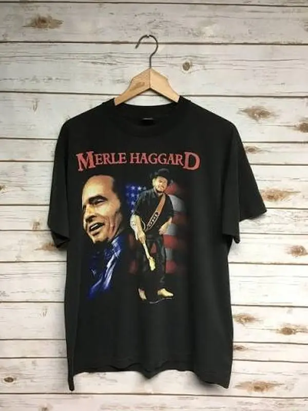 Vintage 1994 Merle Haggard Tshirt Country Music Screen Play the Legend Continues Country Music T Shirt Concert Tee Tour Tshirt