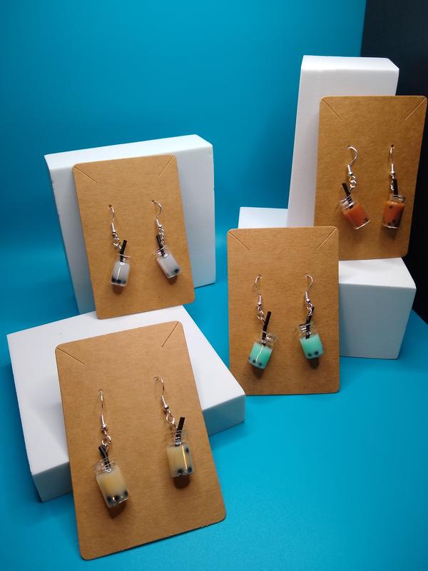 Boba Tea Earrings