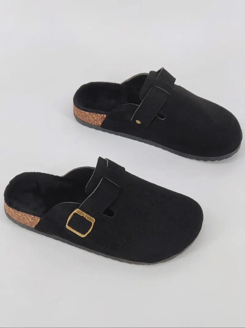 UGG Men\'s Black Suede Slip-On Clog with Backstrap UGG® Men main image 2