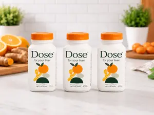Organic Liver Wellness Shots with Milk Thistle & Turmeric | Ready-to-Drink Daily Herbal Supplement for Balanced Lifestyle and Wellness Routine Support