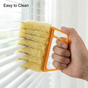 Reusable Blind Brush – One Swipe Cleans Both Sides, Washable, Works for AC Vents & Crevices