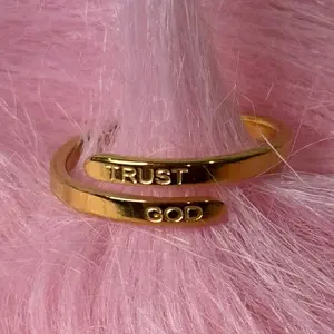 Trust god rings stainless steel Trust god rings stainless steel