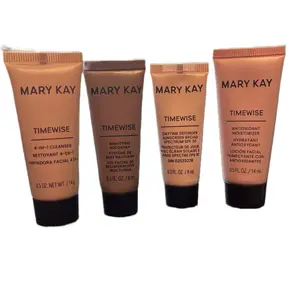 Mary Kay TimeWise Miracle Set - 4-in-1 Cleanser, Antioxidant Moisturizer, Daytime Defender Sunscreen Broad Spectrum SPF 30, Nighttime Recovery Skincare (combination/oily) and (normal/dry)