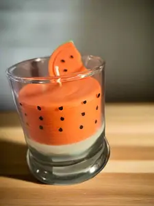 Watermelon dessert scented Candle