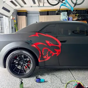 Dodge charger challenger hellcat head decal set for sale