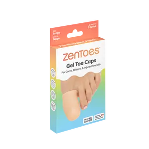 ZenToes Gel Toe Protector Caps - 2 Pack