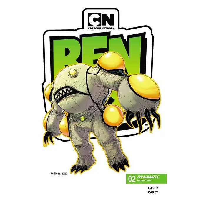 BEN 10 Issue #2 English Action Sci-Fi Horror Comic Book - Dynamite Entertainment, July 2026, 2nd Printing, Joe Casey-Robert Carey