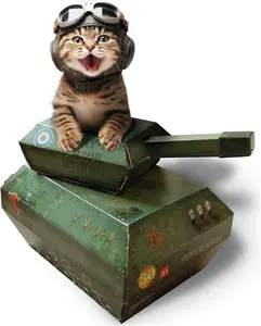 Suck UK | Tank Cat Cardboard Scratcher