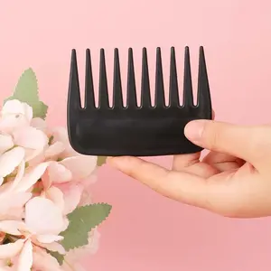 1Pcs Comb Mini Wide Tooth Comb Travel Small Size Portable Pocket Black Haircare Heatless