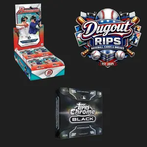 (PYT 61) 5/31/26 1 BOWMAN 2026 JUMBO & 1 TOPPS CHROME BLACK!
