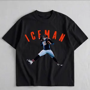 Chicago Jumpman Caleb "Iceman" Williams Shirt, Caleb Williams Ice Man Football Tee, Funny Graphic Football Shirt, Gift For Fan Shirt