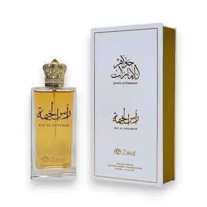 ZAKAT PARFUMS Jewel of Emirates Ras Al Khaimah Unisex Eau de Parfum (EDP) - 3.4 fl oz/100 ML Single Item, Fruity, Amber & Musk Notes, Everyday Wear