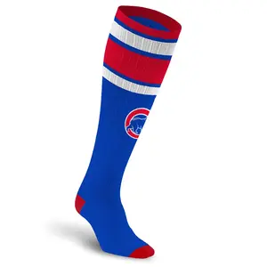 MLB Compression Socks, Chicago Cubs - Classic Stripe