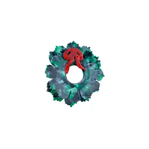 Solar Eclipse Hand-painted Origami Wreath Hair Claw Clip