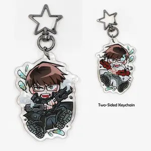 Yukio Okumura Double Sided Keychain Acrylic Charm - Blue Exorcist Anime Keychain - Cute Bag Accessories | Perfect for Backpacks, Keys and Gifts | High Quality and Customer Favorite Items