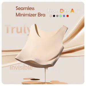 [Janestara Bra] Breathable Minimizer Workout Bra - Seamless Support Top for Large Bust & High Impact