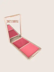 Look of Lux Beauty Cream & Powder Blush Duo – Buildable Cheek Color for All Skin Types, Long-Lasting & Blendable