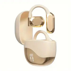 Open Ear Headphones Air Bone Conduction Earbuds Wireless Sports Open Ear Running Buds Over Ear Earbuds Conducting Earphones That Don't Go In Your Ear Wireless Ear Hanging Headset
