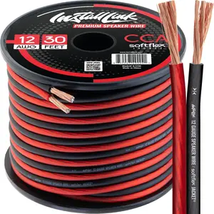 12 AWG Gauge Speaker Wire  (30 ) Stereo,  or  Theater, CCA